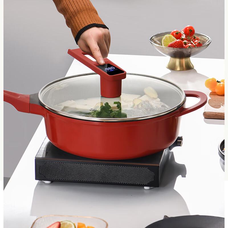 

Xiaocaiya Maifan Stone Non-stick Frying Pan with Steamer