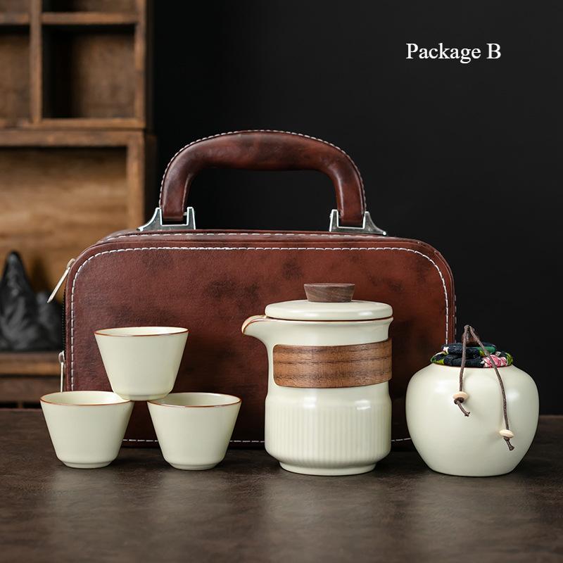 Outdoor Portable Travel Tea Set Tea Set Kung Fu Tea Set Black Tea Green Tea Special Tea Set