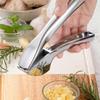 Garlic Press Crusher and Mincer with Sturdy Construction - Professional Food Grade, Rust proof, Easy to Squeeze and Easy to Clean hwy