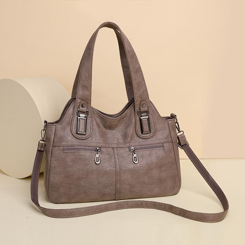 Casual Tote Bag Luxury Leather Handbags Women Bags