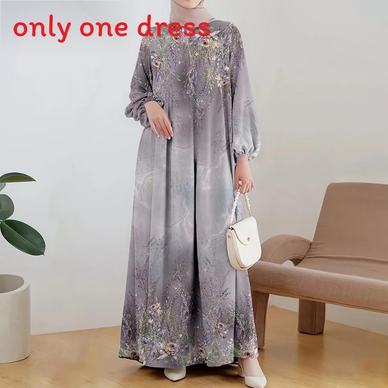 Ethnic Pattern Polyester Long Skirt With Wide Waist For Casual And Formal Wear