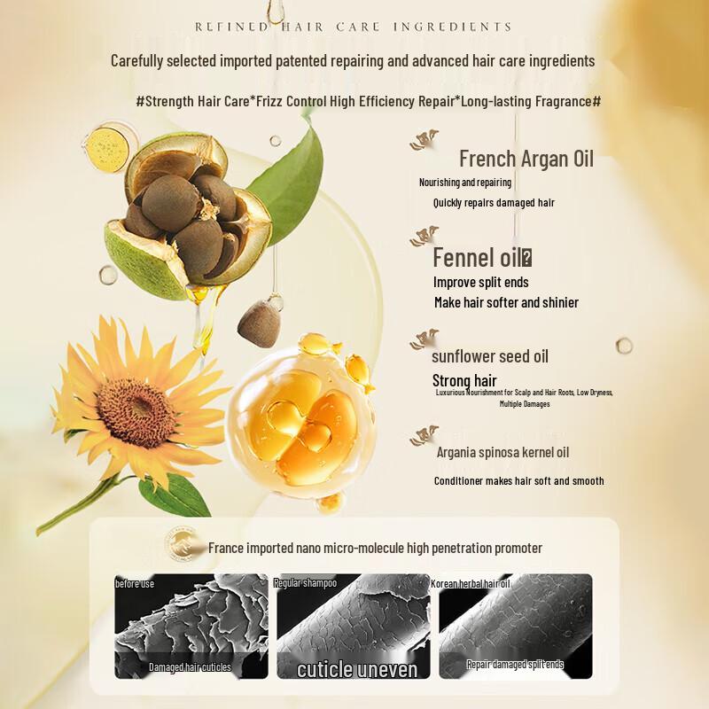 Korean Five Grains Hydrating Lightweight Hair Essence Oil