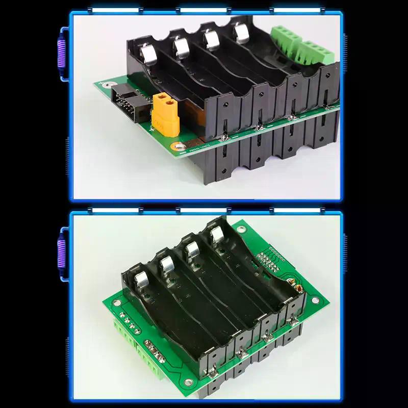 15V 4S 1P/2P/4P Power Wall Project 18650 Battery Pack BMS Li-ion Lithium 18650 Battery Holder PCB DIY Ebike Storage Solar Panel