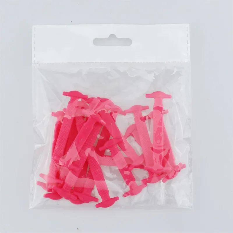 16pcs/lot Silicone Shoelaces No Tie Shoelaces 12 Colors Elastic Creative Lazy Silicone Rubber Kid Adult Sneakers Quick Shoe Lace