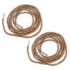 2PCS Crystal Bling Shoe Laces Fashionable Shiny DIY Replacement Round Glitter Shoe Laces for