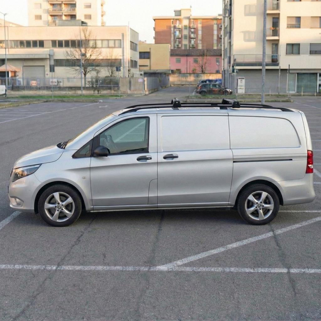 Bagażnik Dachowy Na Relingi Klasyczne Do Mercedes Vito W447 Od 2014 Czarny