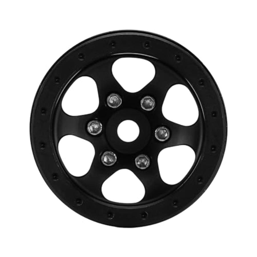1.0 Aluminium Beadlock Wheel Rim for 4M Ascent18 SCX24 FCX24 1/24 1/18 RC Crawler Upgrade