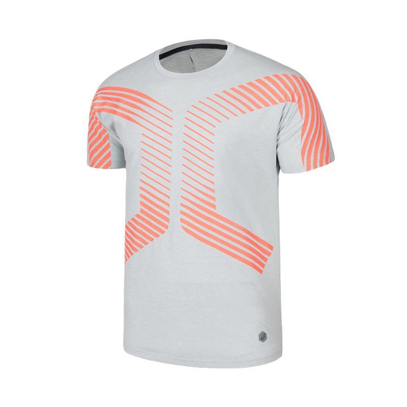 

Asics Функциональная спортивная серия Быстросохнущая футболка с коротким рукавом для бега Мужские топы 153470-7007 XL