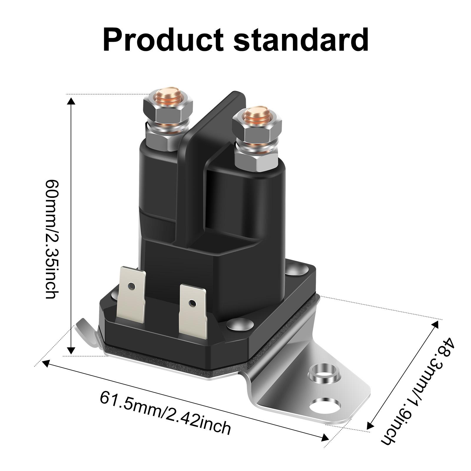 

Starter Solenoid Relay 12V 100A 725-06153A for Riding Lawn Mower XT1 XT2 LTX1045KW LT5 Garden Tractor Copper Ignition Parts