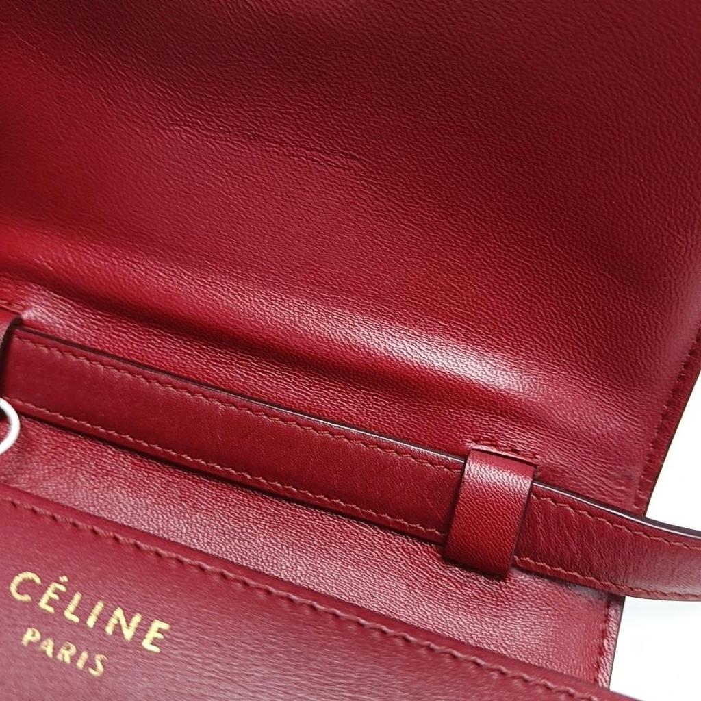 [Pre-Owned] Classic Box Series Gold Buckle Flap Polished Calfskin Tofu Bag - Very Good #4WWJ0W
