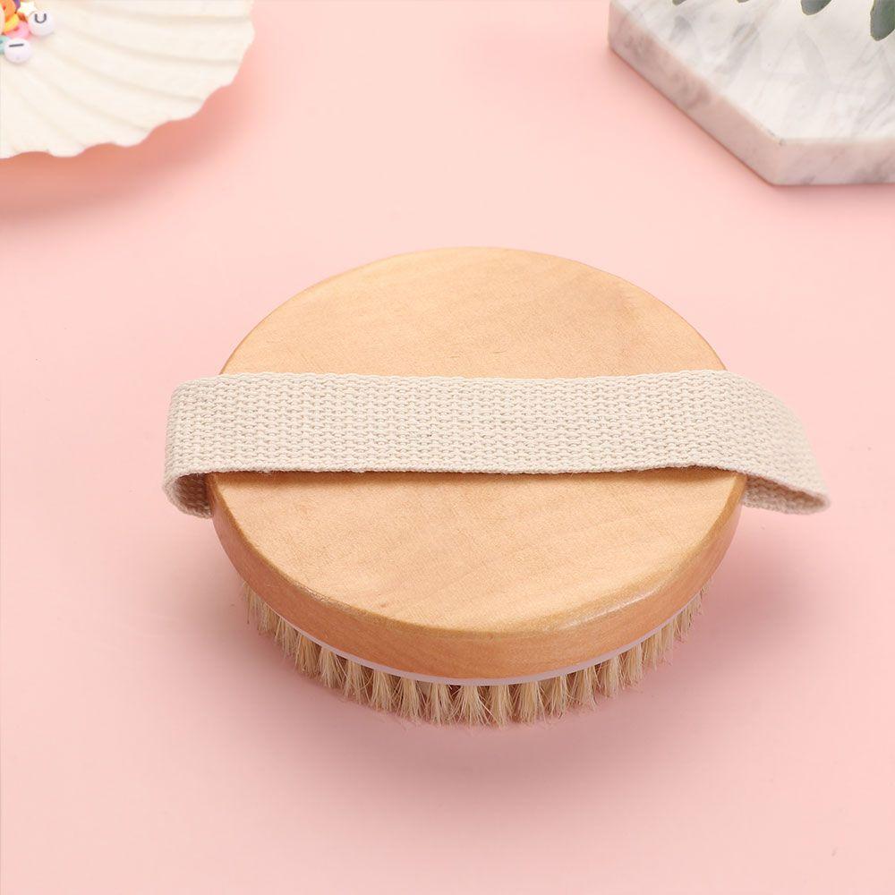 Exfoliating Full Relaxing Body Massage Natural Bristles Bath Brush Exfoliating Dry Brush Wet & Dry