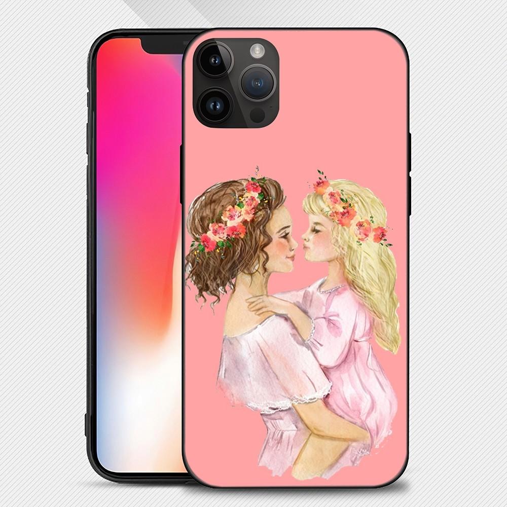 Mom Woman Baby Phone Case Iphone15 14 13 12 11 Pro Max Mini X 7 8 Soft Case
