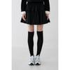 Double Flare Skirt Black   Smile Heart
