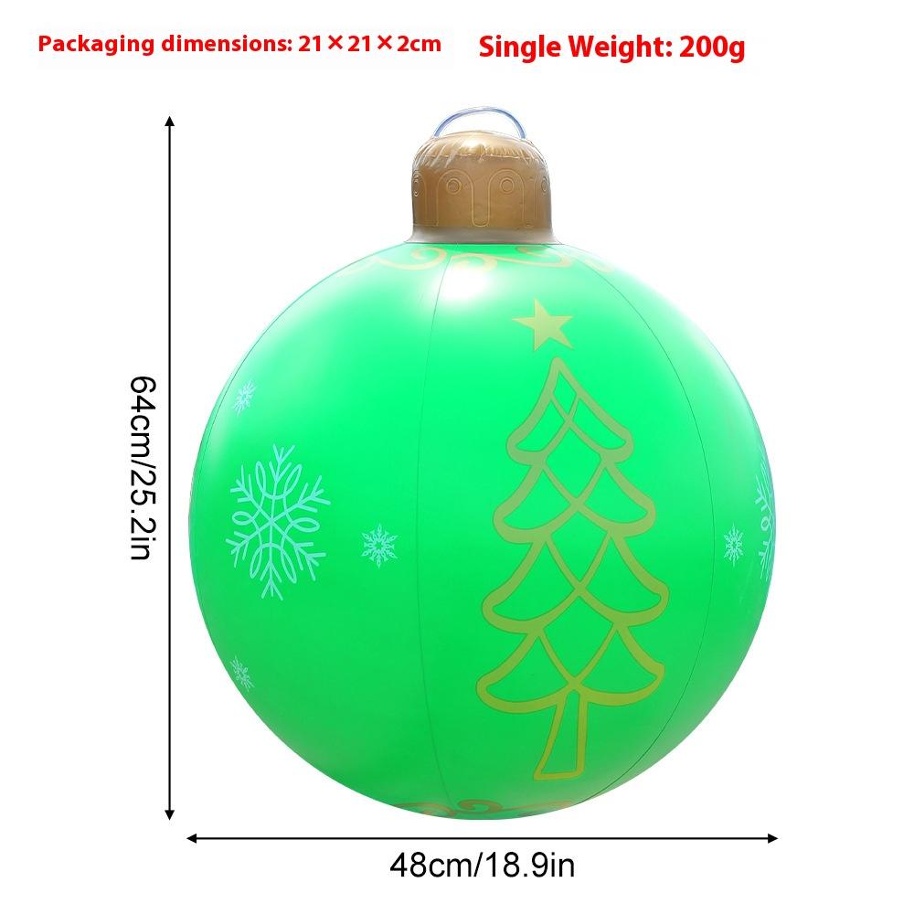 Inflatable Christmas Balls for Garden Party Atmosphere Decoration