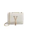 Trendy Women's 2025 Striped Embroidered Tassel V-Shaped Crossbody Bag
