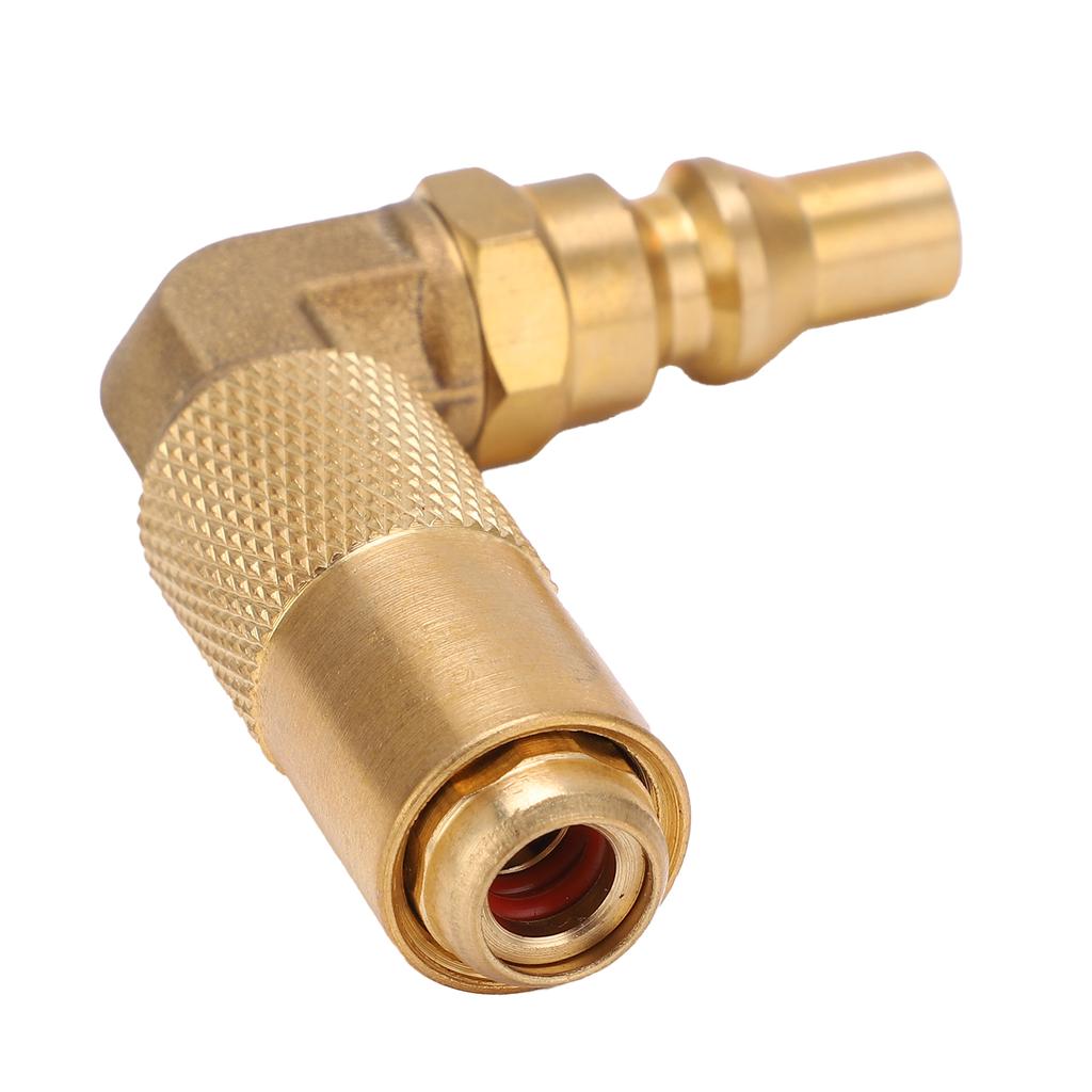 Propane Refill Adapter 9 16 to 1 4 Compact Connection Good Sealing Corrosion Resistance Gas Adapter for BLACK STONE