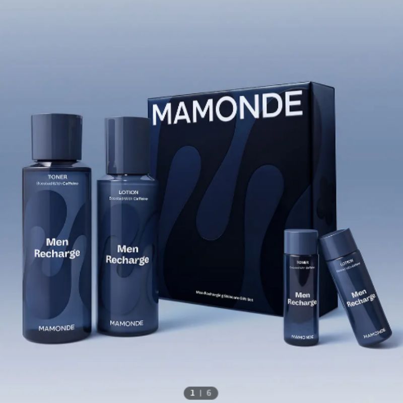 Mamonde Men Recharging Toner & Lotion Set – Toner 180ml + Lotion 150ml