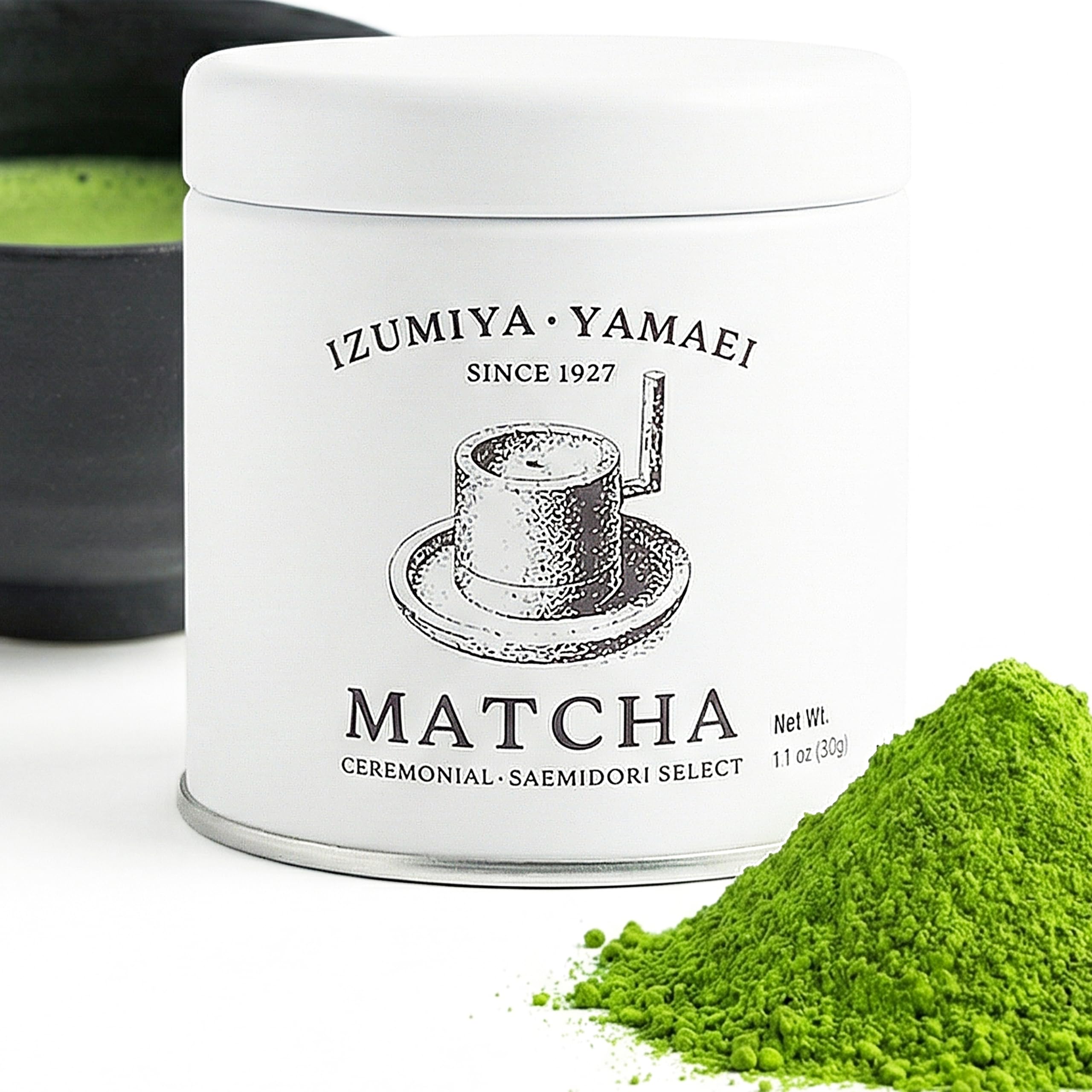 Yamaei Tea Shizuoka 30g can thin high Shop, Prefecture-produced Matcha, (for tea, quality, additive-free)