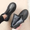 Cotton boots women's winter velvet thickened warm mother shoes soft sole middle-aged and elderly cotton shoes outdoor sports snow boots