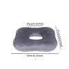 Bed Sore Cushion Donut Pillow Comfort Seat for Long Travel Office Home Sofa
