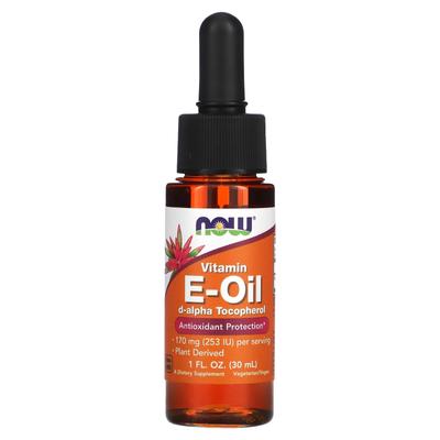NOW Foods, Vitamin E-Öl, antioxidativer Schutz, 1 fl oz (30 ml)