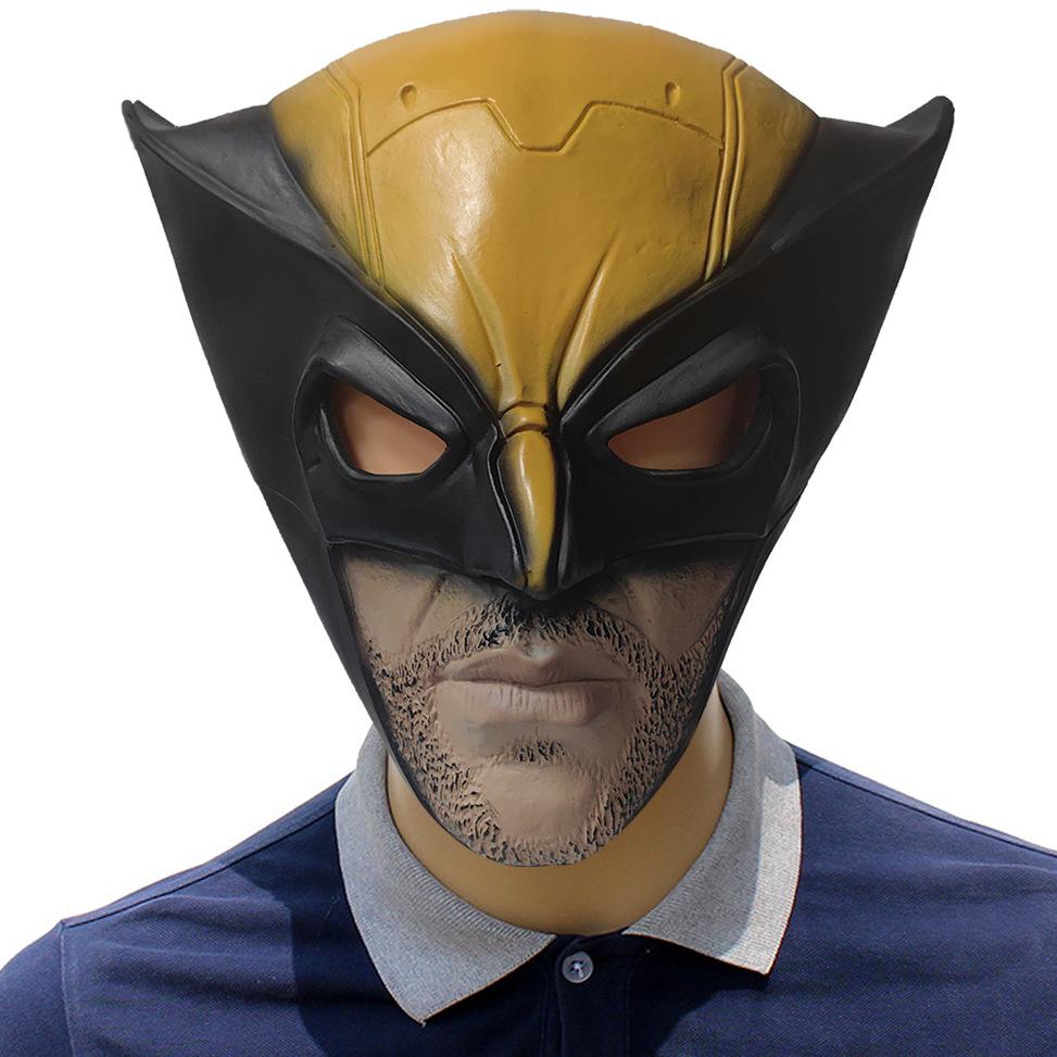 Deadpool3Wolverine Mask Deadpool Headgear Deadpool mask Latex Marvel Hero Adult Mask The wolverine