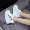Fashion Women's Platform Sneakers 11CM Autumn Hidden Heel Casual White Sneakers For Woman Chunky Shoes High Heels Female Sneaker Shoes