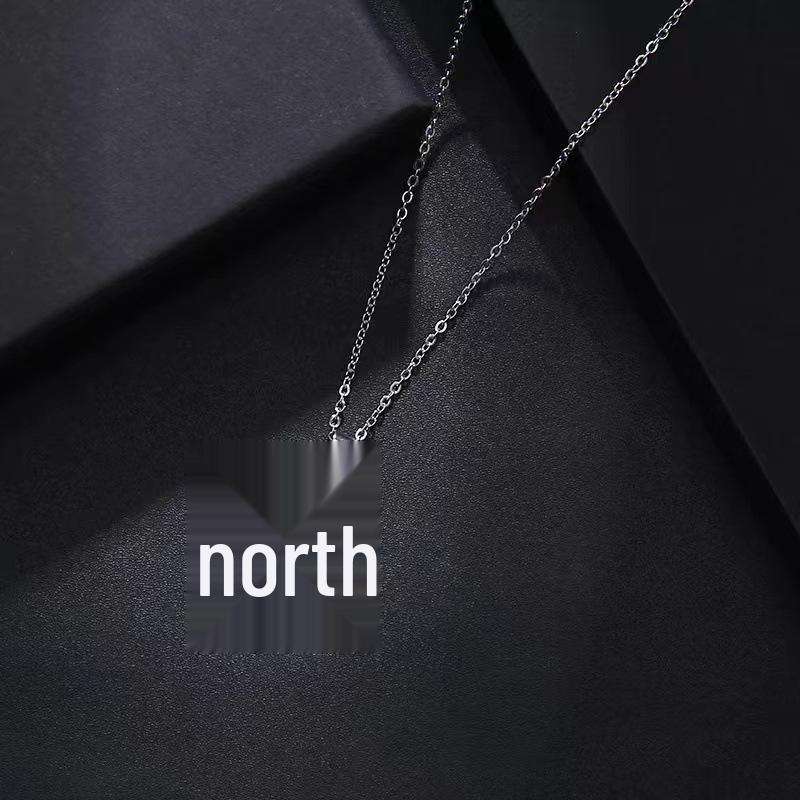 Elegant Stainless Steel Four-Leaf Clover Clavicle Necklace for Women