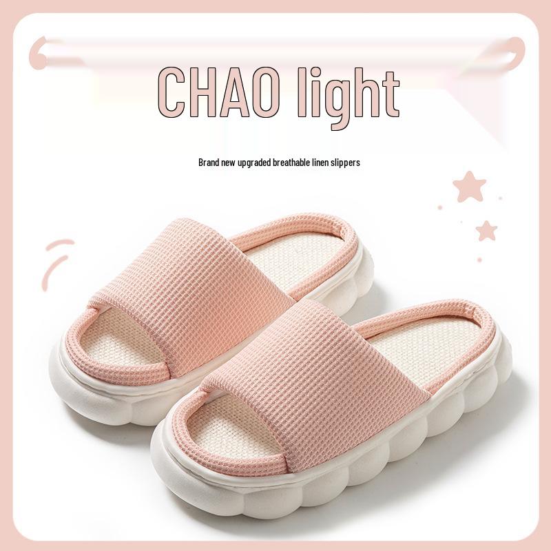 Women's Winter Non-Slip Plush Slippers - Thick-Soled, Warm Indoor Cotton Slippers