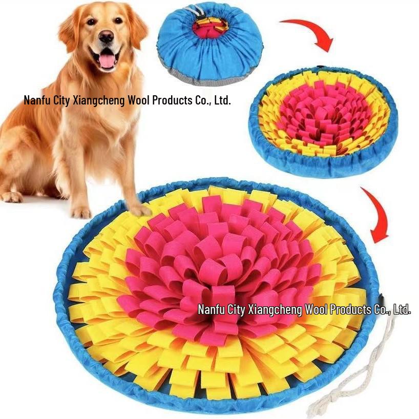 Anti-Choke Slow-Feeding Snuffle Mat for Dogs - Decompression & Training Blanket