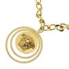 Used VERSACE Medusa GP Chain Long Necklace Gold