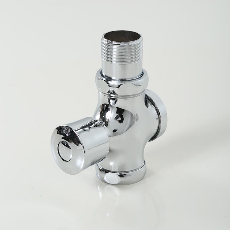 High Efficiency Brass Automatic Pedal Flush Valve for Restrooms Water-Saving Solution