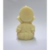 3D Ivory Ganesh Idol for Car Dashboard Small Ganesha Murti Ganpati Idol for Home Decor Puja Lord Ganesh Statue Gift