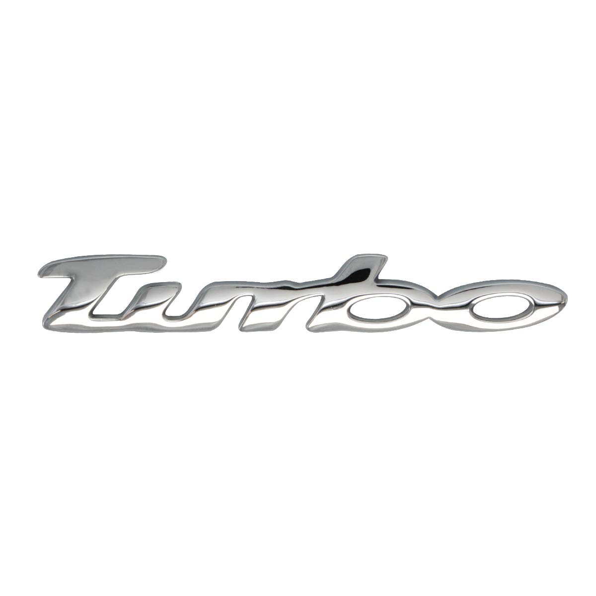 

Turbo Emblem TURBO Turbo Наклейка с эмблемой на автомобиль Наклейка на автомобиль 20 мм x 135 мм Серебряная [NEGUES]