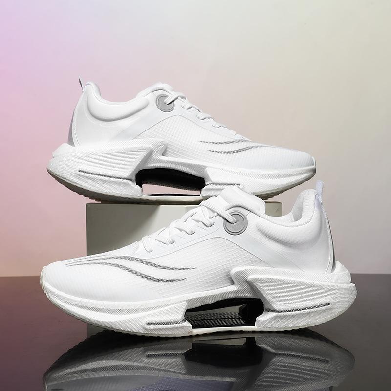 Jueying 3rd Generation Carbon Plate Running Shoes Hollow Shock Absorption Rebound MD Outsole Non-slip and Wear-resistant Marathon Racing Shoes