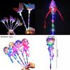 Colorful Led Light-up Fairy Wand Cartoon Magic Stick Ideal For Kids And Toddlers
