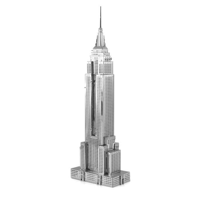Metal Earth Fascinations ICONX EMPIRE STATE BUILDING 3D Puzzle En Métal