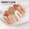 INS Flow Design Wire Drawing ring for women simple Process Rose Gold Color Ring Fashion Austrian Crystals  jewelry wholesale