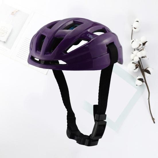 Pet Headgear Multiple Ventilation Holes Dressing Up with Pad Buckle Adjustment Safe Take Pictures ABS Integrated Design Pet Helmet Photography Supply