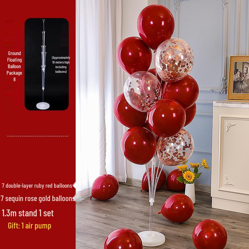 Wedding Balloons: Romantic Aisle Stand & Table Decoration Set
