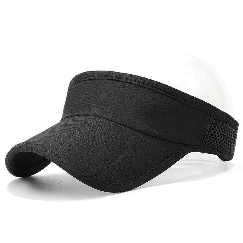 Летняя пустая шляпа-цилиндр, уличная сетчатая солнцезащитная шляпа, кепка для бега