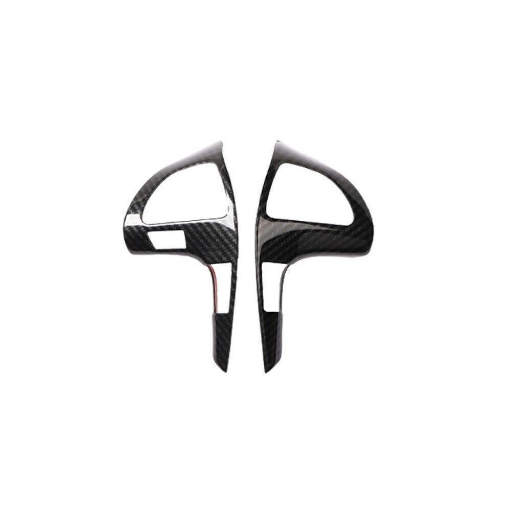 ABS Carbon Fibre Cover Trim 08-2013 Front Steering Wheel For Toyota Highlander