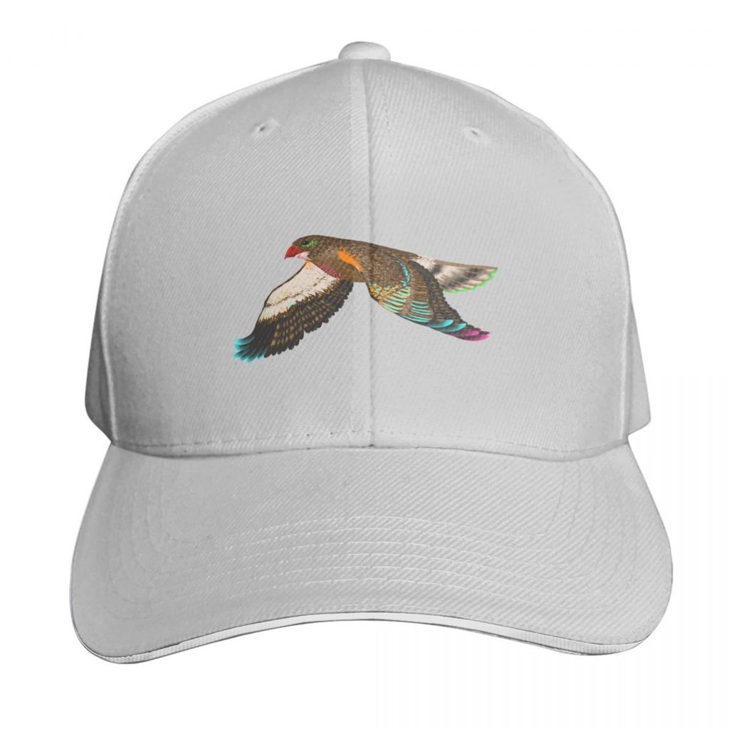 Colourful Psychedelic Bird Baseball Cap Hiking Hat Thermal Visor Western Hat Luxury Cap For Girls Unisexs