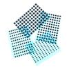 4-Size Conductive Rubber Pad Kit (3/4/5/6mm) for IR Remote Control Keypad Repair - Black Button Contact Replacement Set