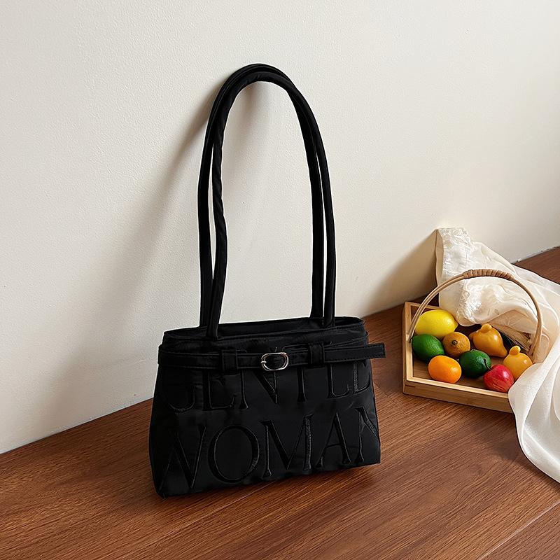 

Premium texture fashionable versatile shoulder underarm bag women s 2025 spring and summer new simple bag чёрный