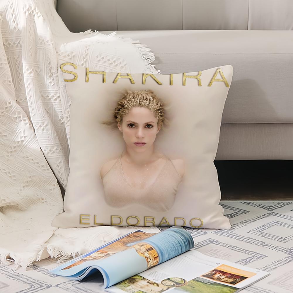 Singer Shakira Pillow Case Office Cushions Suitable For Sofa Car Bedroom Decorative Cushion Cover