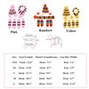 6Pcs/Set Cosplay Dressing Up Stripe Knitted Puppy Costume Pet Warm Hat Scarf Dog Socks Cat Clothes