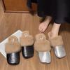 Mules Women Slippers 2025 Trend Fur Warm Soft Woman Shoes Square Toe Flats Casual House Cotton Shoes Winter Walking Cozy Boots