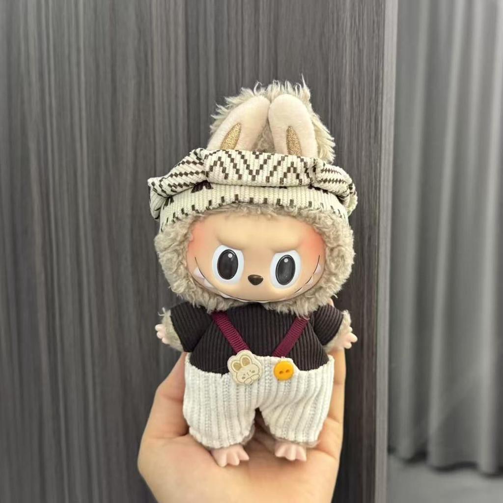 Baby Clothes 17cm Pendant First and Second Generation Vinyl Plush Doll Replacement Clothes Set