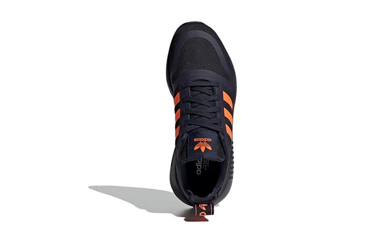 Adidas Originals Multi Abrasion Resistant Breathable Low top Running Shoes Blue Orange Teenagers GW3005